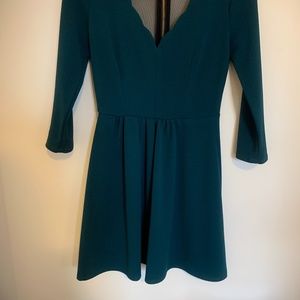 Christmas green dress